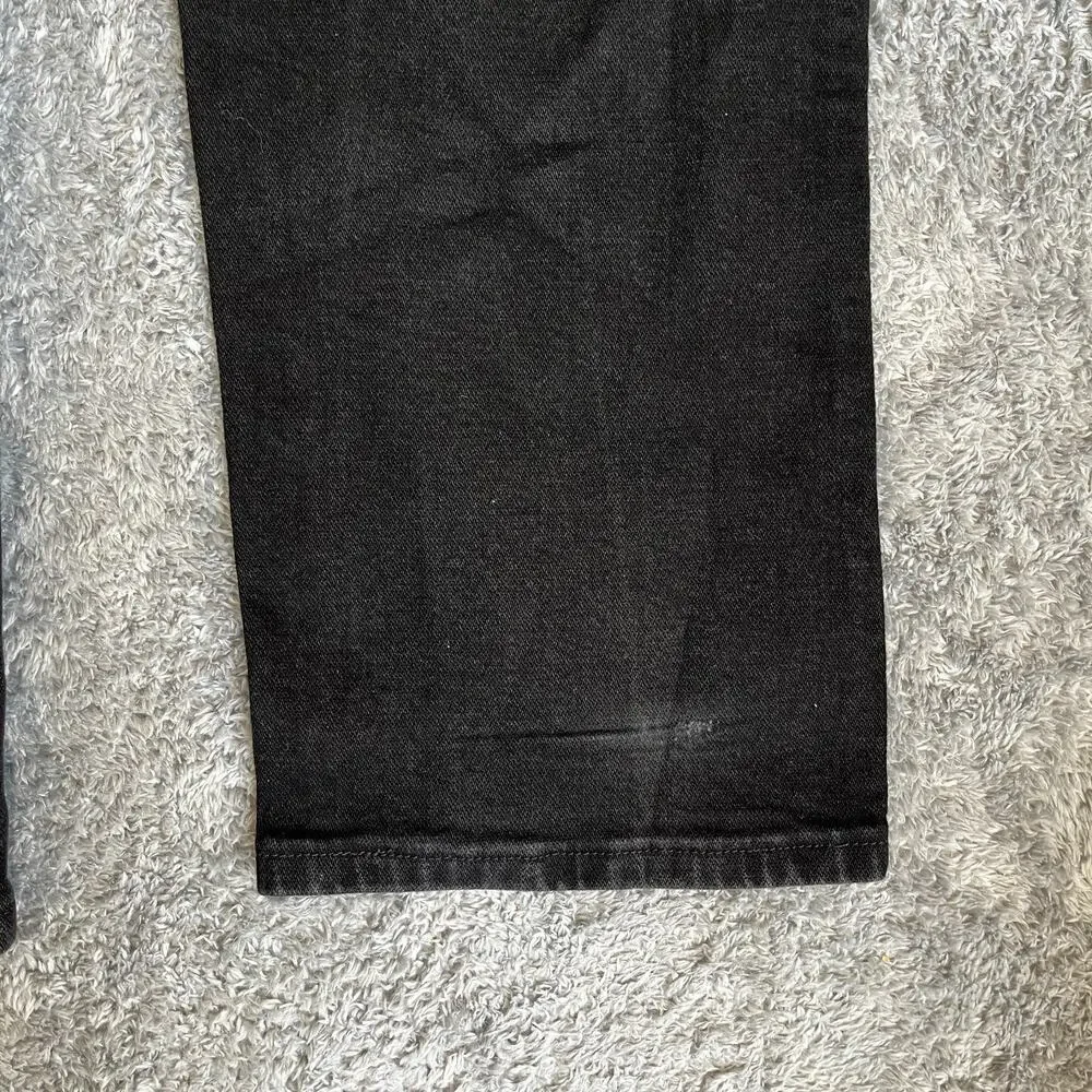 Wrangler Cowboy Cut Black Slim Fit Western Denim Jeans A001 3030 Mens Size 34x34